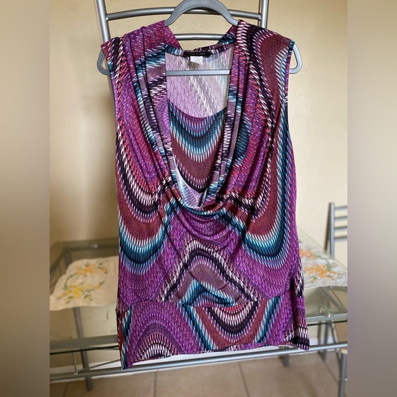 Jennie & Marlis Tops - Jennie & Marlis multi-colored top